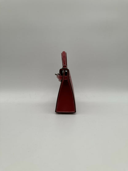 Hermès Kelly 20 Rouge Piment Box PHW K