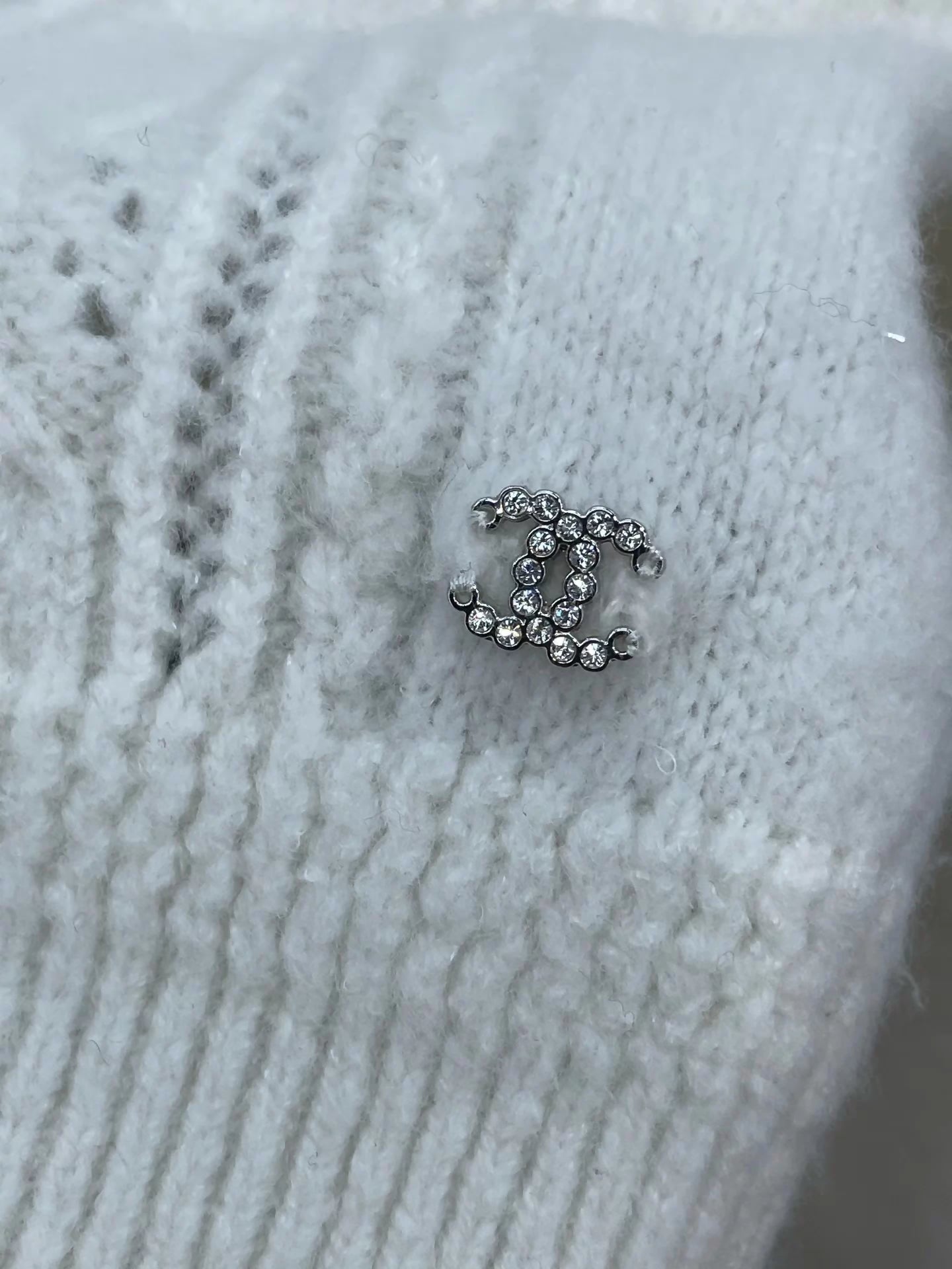 Chanel 23N Ski Collection Knitted Turtleneck Cashmere Sweater