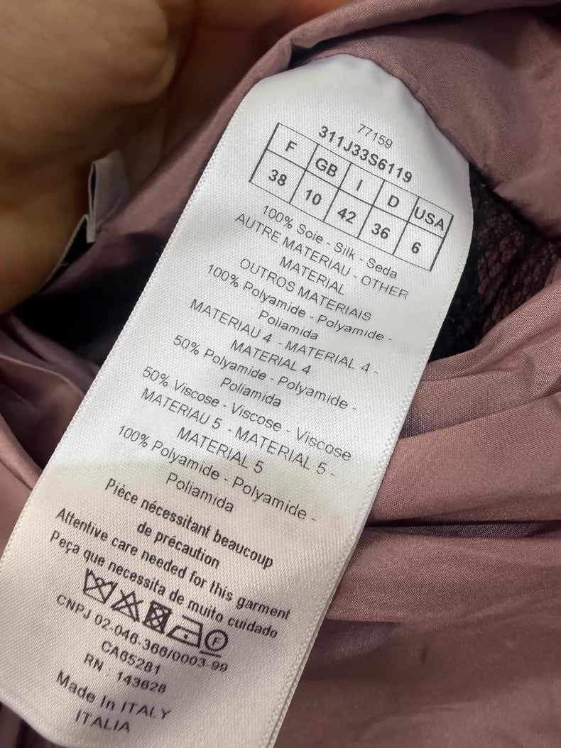 Dior satin skirt