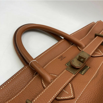 Hermès HAC 45 Togo Etrusque with Gold Hardware