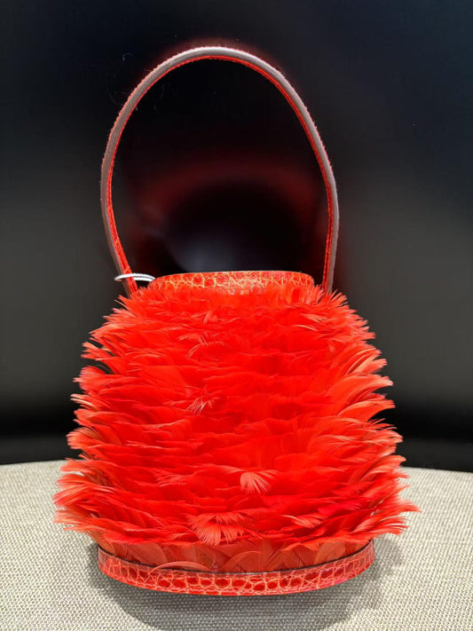 Hermès Red Toupet Alligator