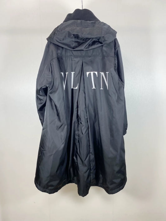 Valentino letter-print zip-up jacket