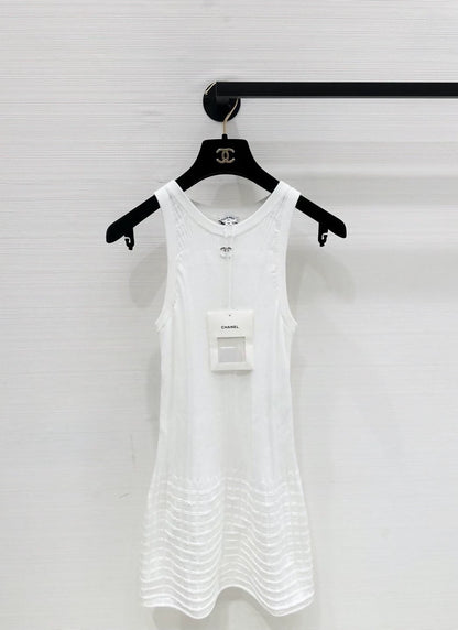 Chanel 25P white dress