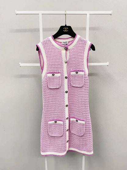 Chanel 22p pink dress