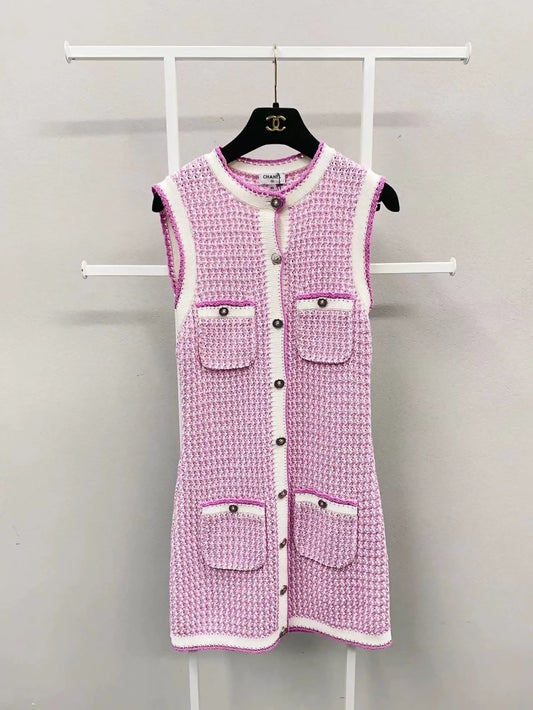 Chanel 22p pink dress