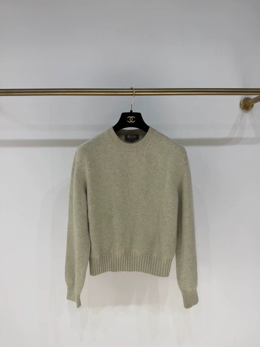 Loro Piana 100% Baby Cashmere Green Sweater