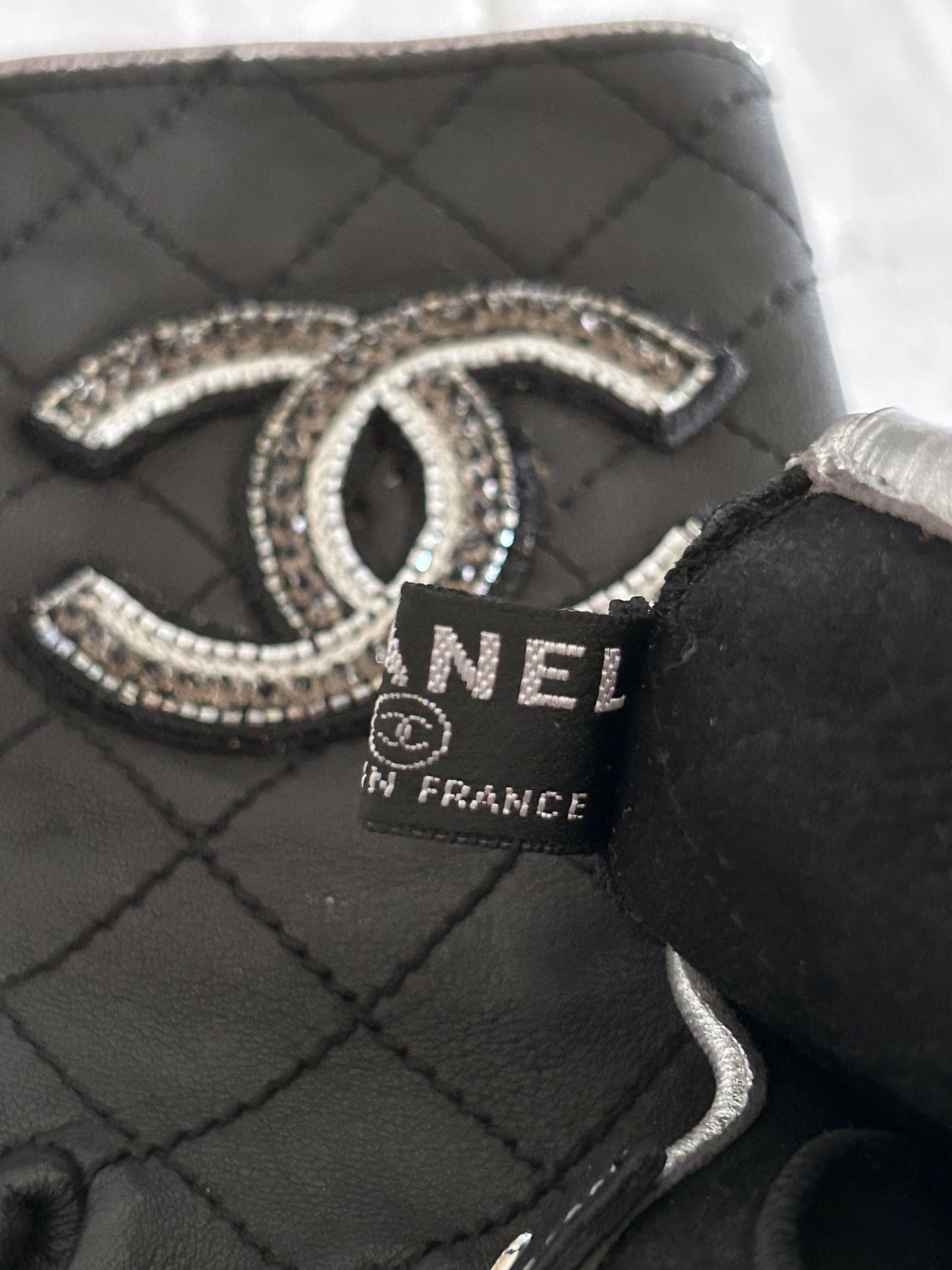 Chanel fingerless gloves