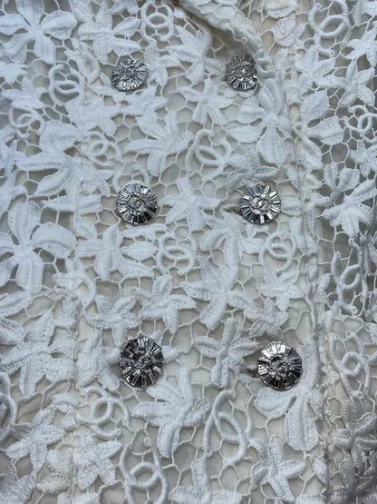 Chanel 23C lace embroidered Jacket
