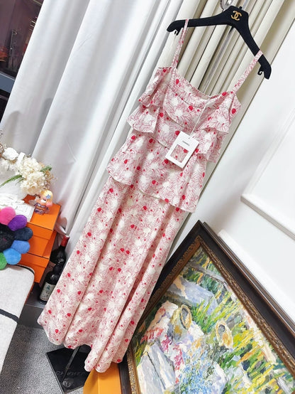 Chanel 23k pink dress