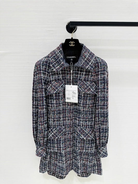 Chanel 17P tweed coat dress