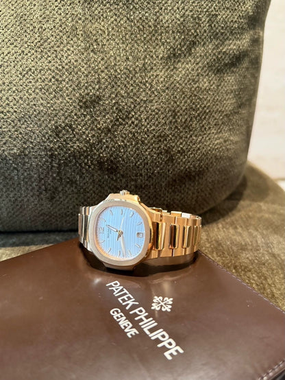 Patek Philippe PP7118/1R-001 Rose Gold Nautilus Automatic Mechanical White Dial