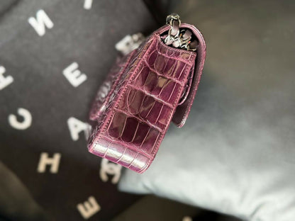 Chanel Medium Classic Flap – Exotic Alligator . Series 15 (2011)