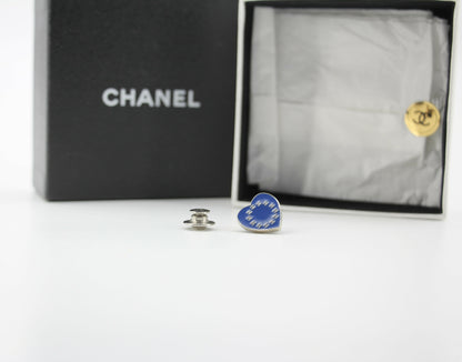 Chanel Vintage 03A Metal American Style Heart Brooch