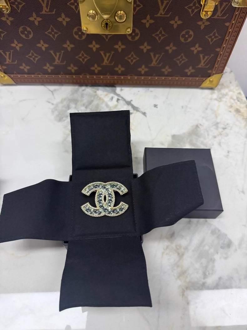 Chanel 23C Double C Brooch