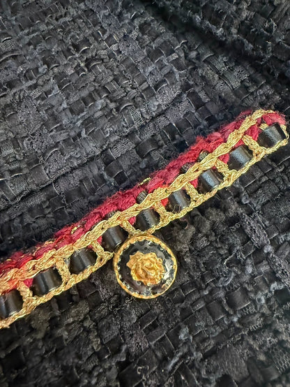 Chanel 21A black tweed