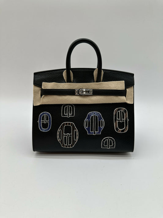Hermès Birkin 20 Bouclerie Moderne Chevre PHW K