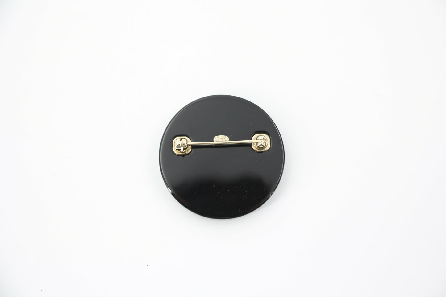 Chanel D20P Resin Vinyl Record Brooch