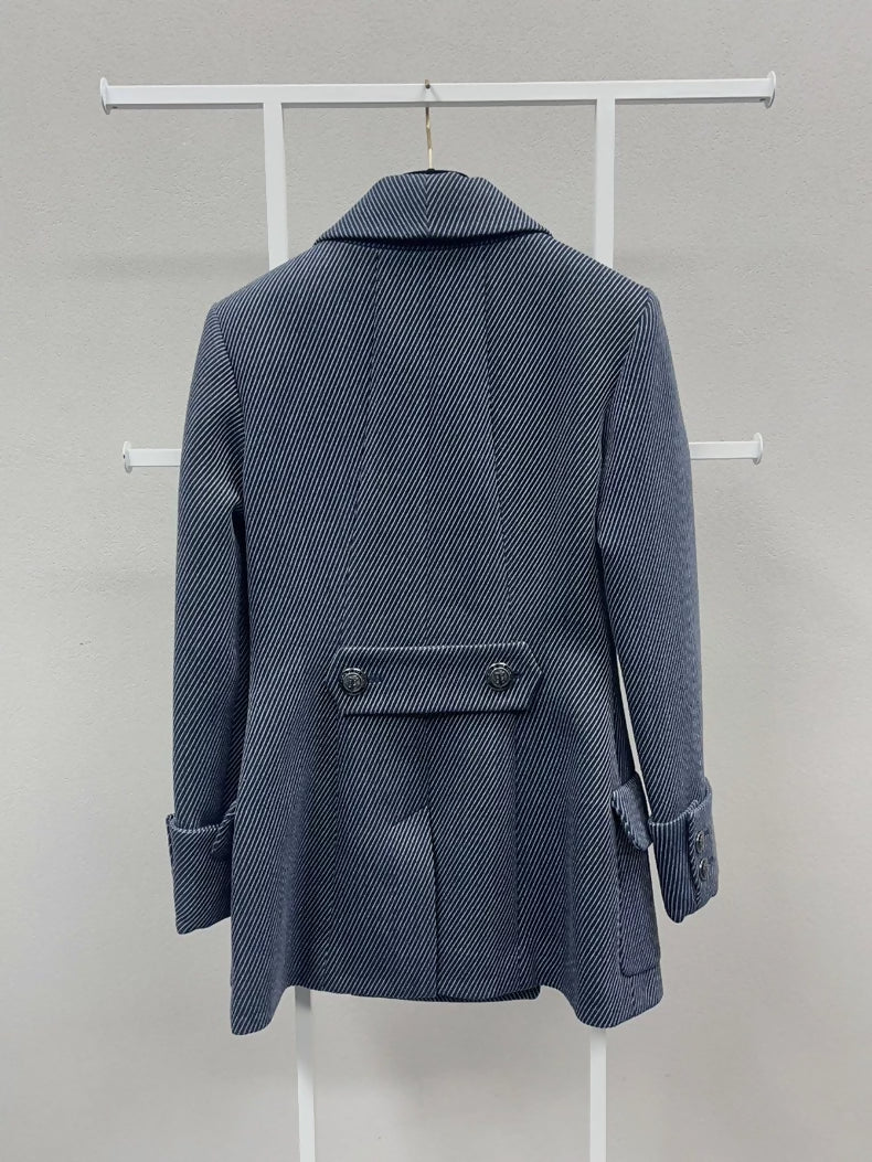 Chanel 2018 dark blue jacket