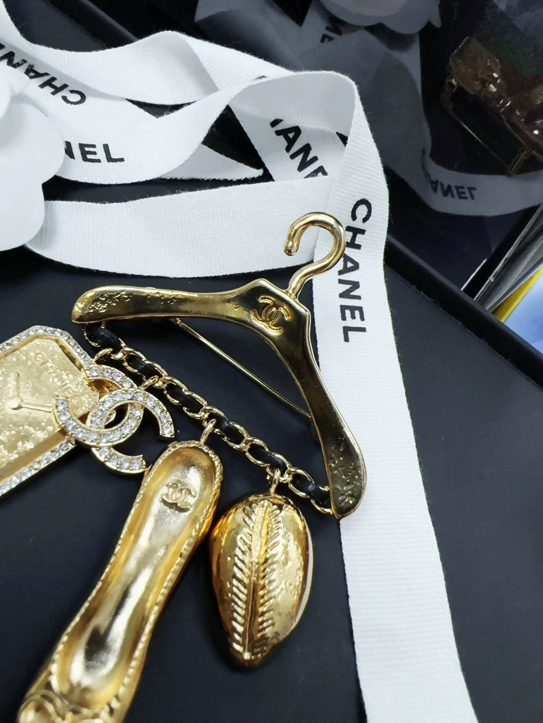 Chanel 23A Multi-Element Pendant Brooch