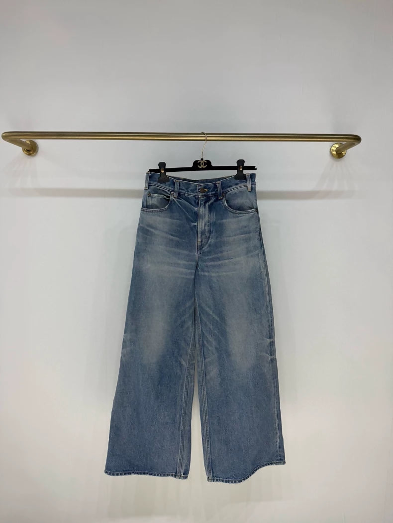 Celine 2025 New Classic flared cut and wide legs pants