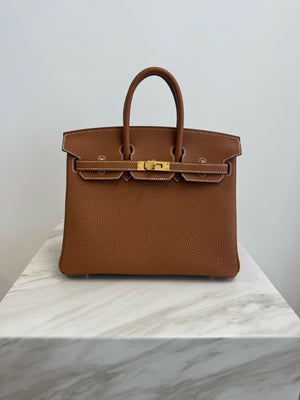 Hermès Birkin 25 Gold Togo GHW G 2026