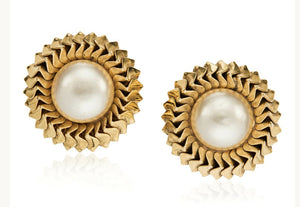Chanel oversized vintage earrings