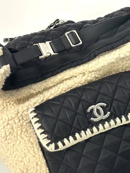 Chanel Coco Neigh Ski Collection shearling backpack
