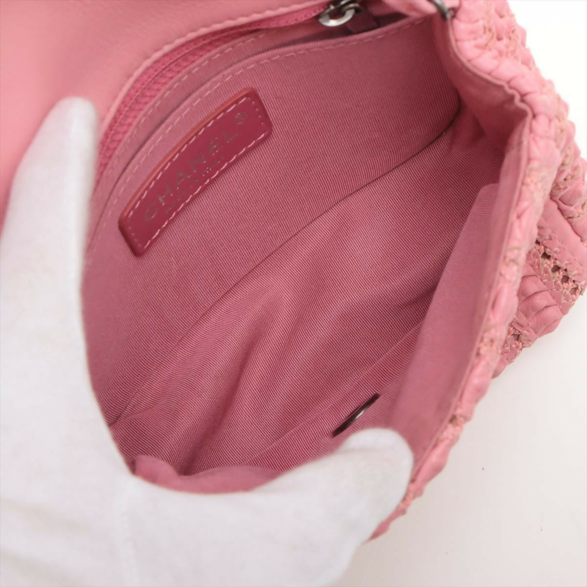 Chanel Pink Paris Seoul Mini Crochet Lambskin Flap Bag – Wararni.com