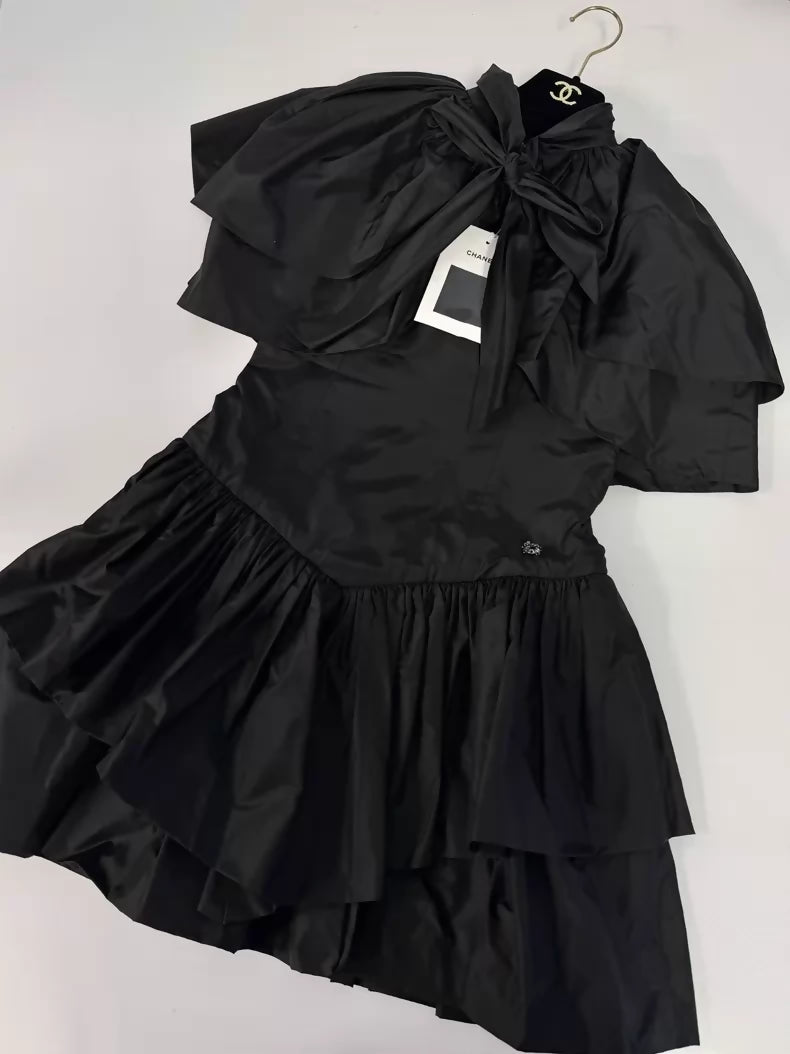 Chanel 26C black Dress Cape