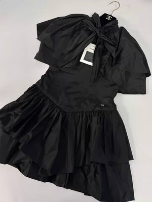 Chanel 26C black Dress Cape