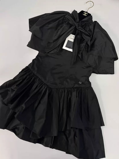 Chanel 26C black Dress Cape