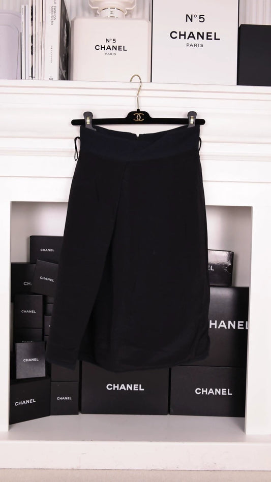 Dior Black Wool Skirt