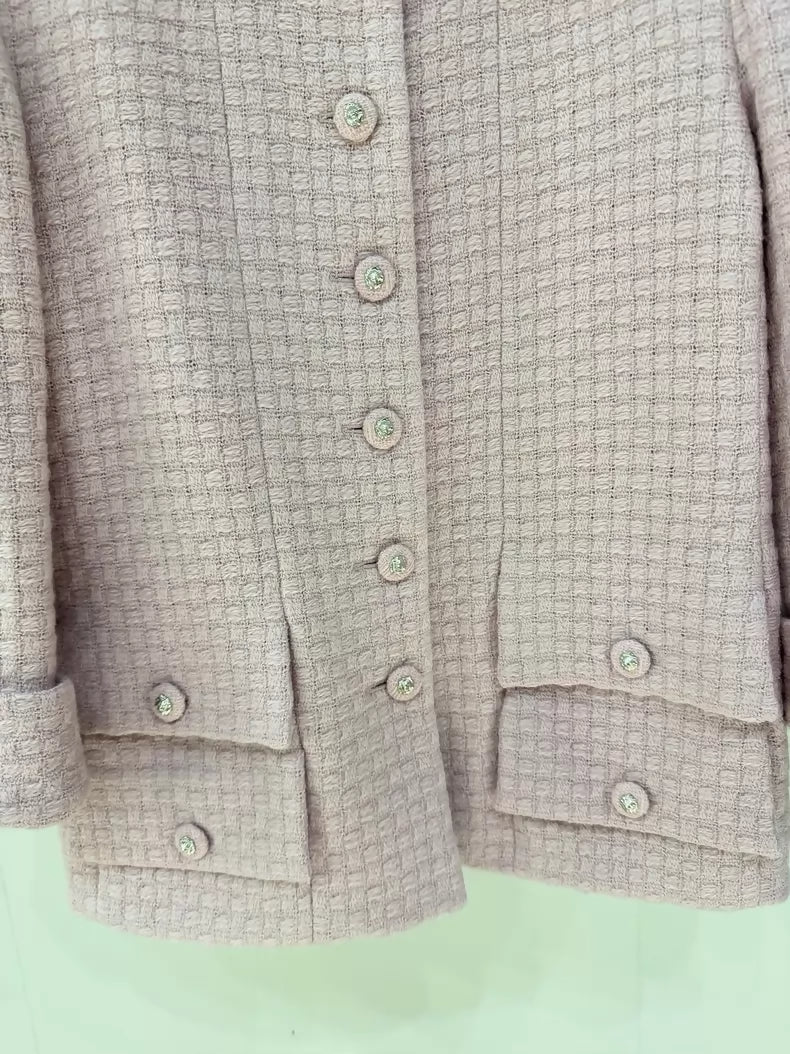 Chanel 24k pink coat