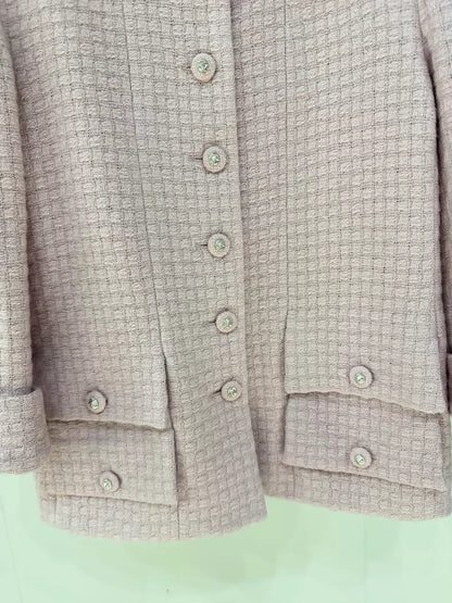 Chanel 24k pink coat