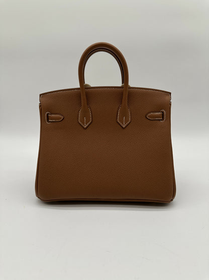 Hermes Birkin 25 Gold Togo GHW stamp K