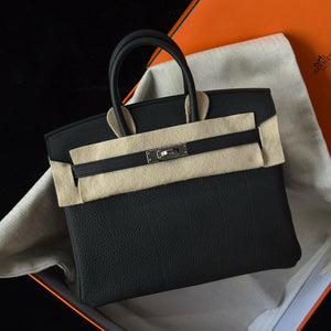 Hermès Birkin 25 Noir Togo with Palladium Hardware