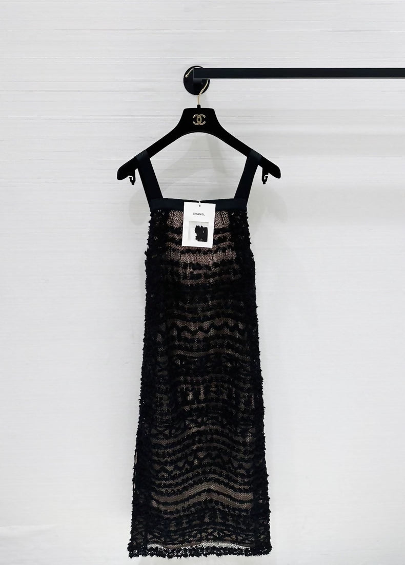 Chanel 25s crochet dress