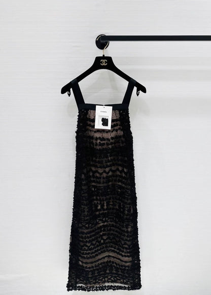 Chanel 25s crochet dress