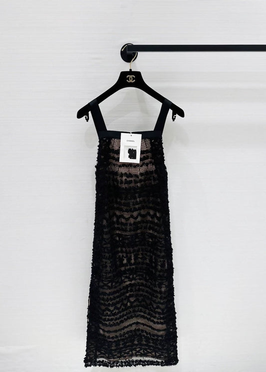 Chanel 25s crochet dress