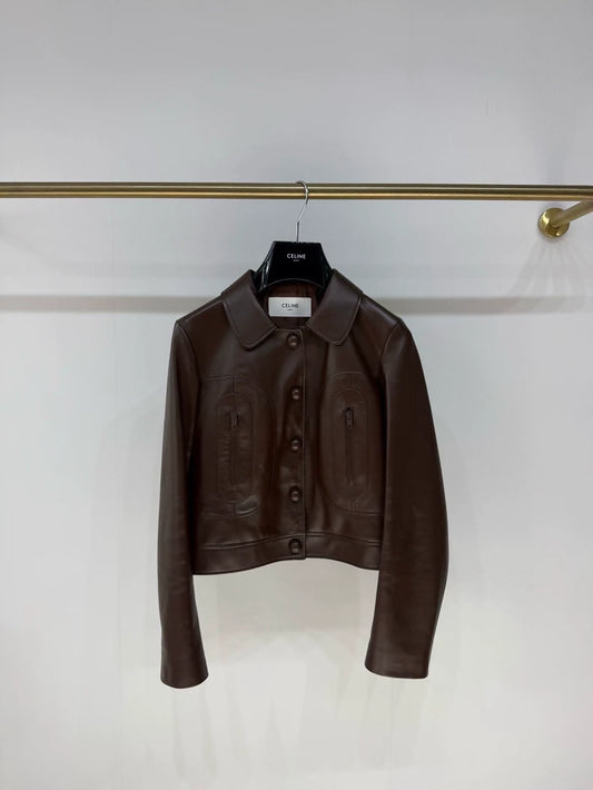 Celine Spring/Summer 2025 leather jacket