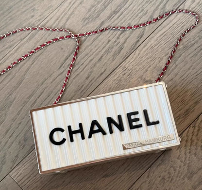 Chanel 2018 Paris–Hamburg Shipping Container Lucite Minaudière