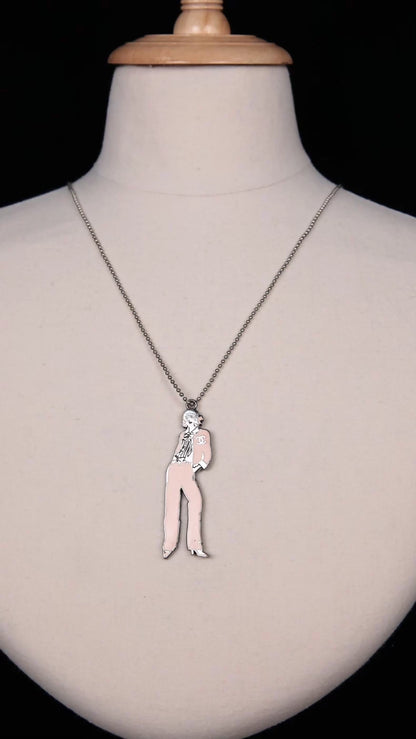 Chanel 2003 Beige Coco Miss Portrait Pendant