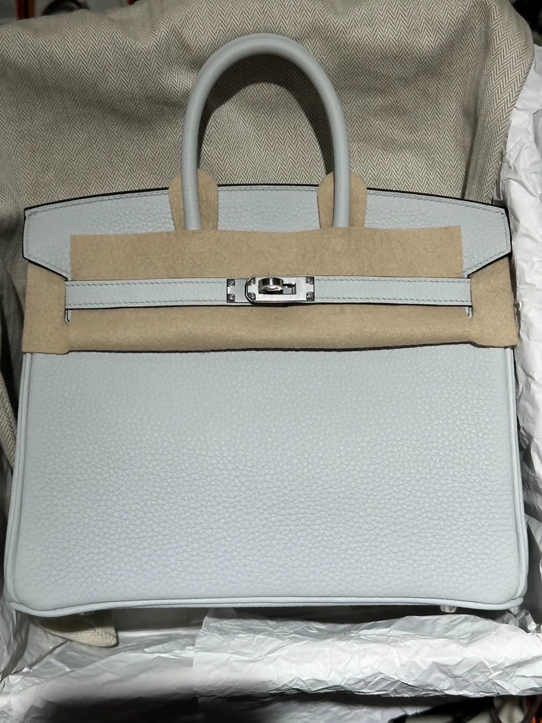 Hermès Birkin 25 Gris Platine Togo leather Palladium Hardware