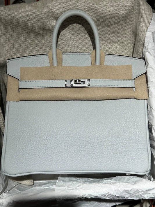 Hermès Birkin 25 Gris Platine Togo leather Palladium Hardware
