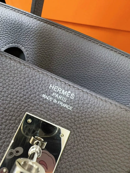Hermes Birkin 40 Gray Togo leather palladium hardware
