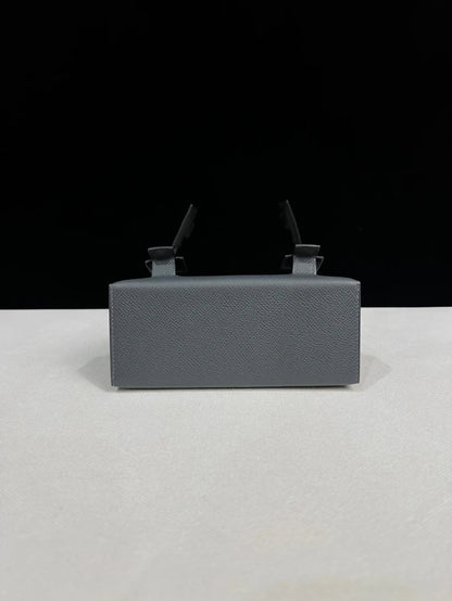 Hermes Kelly Doll Picto Gris Misty/Gris Meyer/Vert Fizz/Noir/Alezan Epsom palladium hardware