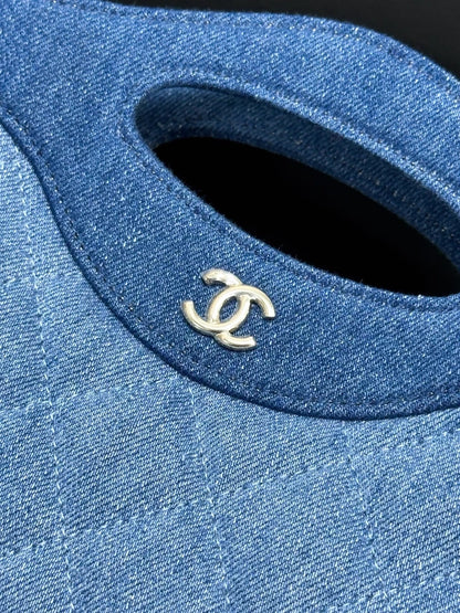 Chanel 26P  31 Bag Nano blue denim