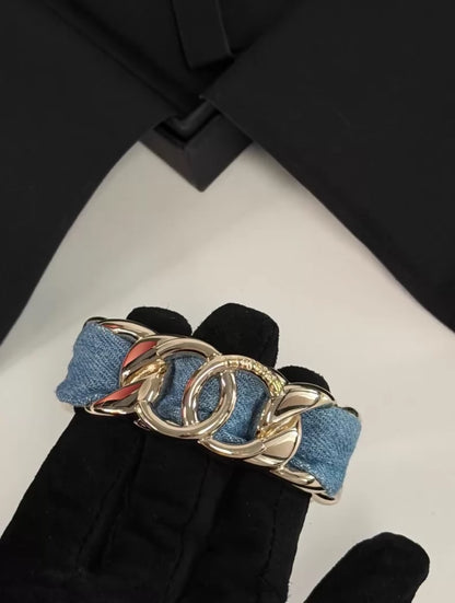 Chanel 25P Denim Bracelet