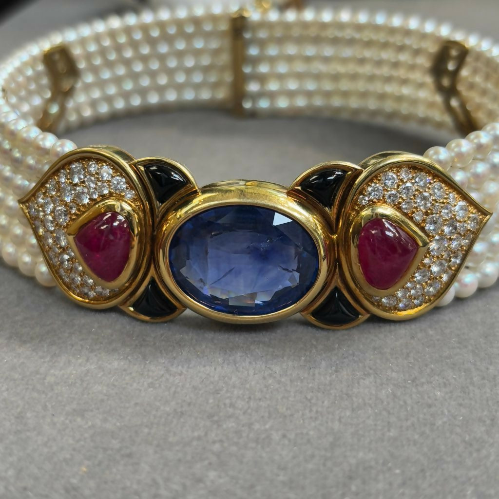 Marina B Gem Set Choker