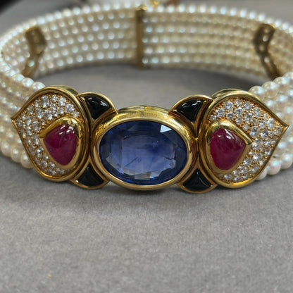 Marina B Gem Set Choker